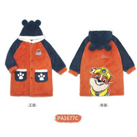 汪汪队立大功 儿童睡袍斗篷可穿式宝宝浴巾带帽游泳浴衣浴袍男孩女大童冬季 PA1677C 130 适合身高115-130cm