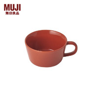 无印良品（MUJI） 炻瓷 谷物碗 餐具 家用沙拉碗 橙色 口径115mm