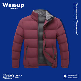 WASSUP UOSNE 男冬季羊羔绒棉服