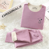 SNOOPY 史努比 儿童保暖内衣套装