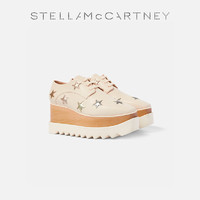 STELLA McCARTNEY 斯特拉·麦卡特尼 [ELYSE]Stella McCartney星星松糕鞋白色增高单鞋女休闲厚底鞋