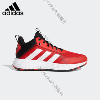 阿迪达斯 （adidas）OWNTHEGAME男团队款实战篮球运动鞋 红_白_黑 42 260mm