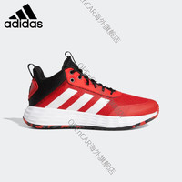 阿迪达斯 （adidas）OWNTHEGAME男团队款实战篮球运动鞋 红_白_黑 39 240mm