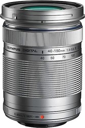 OLYMPUS 奥林巴斯 M.Zuiko Digital ED 40-150毫米 F4‑5.6 II 镜头，远摄变焦，适用于所有 MFT 相机，银色
