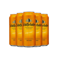 Schoefferhofer 星琥 德国进口小麦白啤 500ML*5罐
