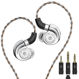 TRN海螺有线入耳式动圈耳机DLC振膜类钻石hifi高音质游戏音乐耳塞