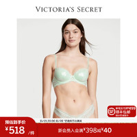 VICTORIA'S SECRET 性感薄衬垫光面3/4杯文胸胸罩女士内衣 5P12青绿色 11229448 36D