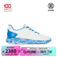 阿迪达斯 （adidas）高尔夫球鞋男鞋23全新时尚轻量无顶运动休闲高尔夫男鞋 白蓝 40码