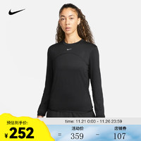 耐克（NIKE）女子防晒速干圆领跑步上衣 DRI-FIT SWIFT ELEMENT UV FB4298-010 M