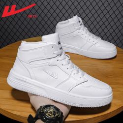 warrior回力高帮男鞋秋季潮流情侣鞋子女板鞋男经典空军小白鞋休闲