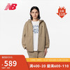 new balance 23年男款早秋百搭连帽跑步针织外套6DD38651 DB S