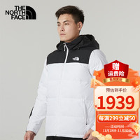 The North Face北面羽绒服男秋冬户外登山服防风防寒550蓬鹅绒羽绒夹克外套 FN4/白色 XL