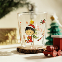 【摩登主妇&樱桃小丸子】圣诞玻璃水杯闺蜜家用杯子