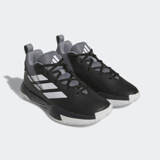 adidas阿迪达斯Cross Em Up男大童儿童冬季中帮篮球鞋IE9255 黑色/灰色/白色 38.5(235mm)