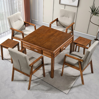 麻将桌餐桌两用茶桌一体实木麻将机全自动家用麻将台折叠机麻