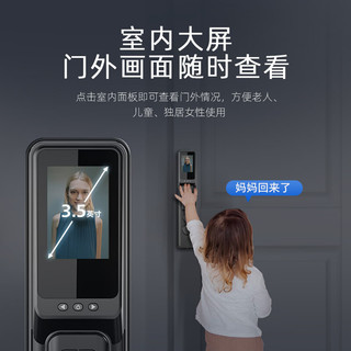PHILIPS 飞利浦 智能锁301 WIFI智联按门铃抓拍 301FVP人脸+大屏猫眼）