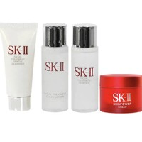 SK-II 体验四件套装（洗面奶20g+神仙水30ml+清莹露30ml+滋润型面霜15g）