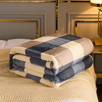 Duolanshi 多兰诗 毛毯 加厚法兰绒毯 简静 150*200cm约1.6斤