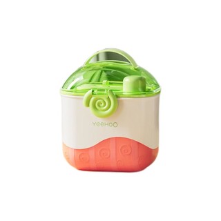 YeeHoO 英氏 宝宝便携奶粉盒 550ML+奶粉勺+水果叉