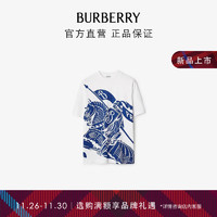 BURBERRY 博柏利 男装 马术骑士印花棉质 T 恤衫80778891