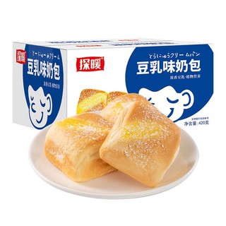 移动端、京东百亿补贴：探暖 奶包 豆乳味 420g