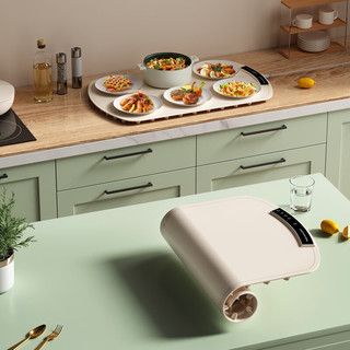 FDLAI 富得莱 折叠饭菜保温板热菜板暖菜板家用智能自动恒温