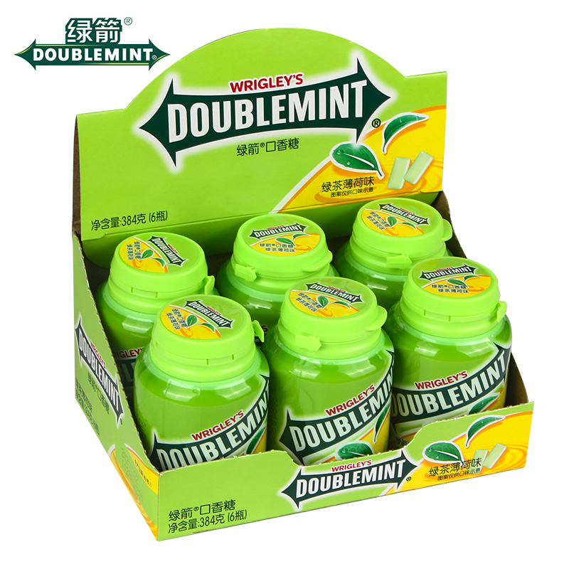 DOUBLEMINT 绿箭 口香糖40g*1瓶