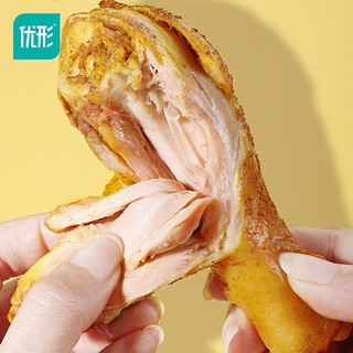 ishape 优形 鸡腿即食鸡腿肉卤味鸡腿熟食开袋简餐代餐休闲小食鸡肉食品 灵魂咖喱味3袋+麻辣小龙虾3袋