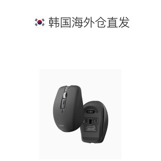 韩国Actto安尚蓝牙无线充电式静音无声鼠标黑色多功能小巧