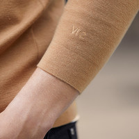 VICUTU/威可多男士纯羊毛衫可机洗易打理纯色针织衫V领毛衣