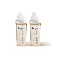 hegen 香港直邮HEGEN 多功能奶瓶 PPSU 330ml 2P (第3阶段含奶嘴/奶瓶: