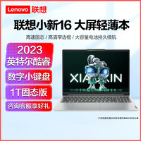 Lenovo 联想 小新16新品  2023酷睿16英寸笔记本电脑  (i5-12450H/16G/1T固态)灰
