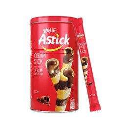AStick 爱时乐 夹心棒注心饼干零食小吃蛋卷150g*3罐