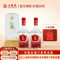 WULIANGYE 五粮液 生态酿酒 优级酒 白酒礼盒 植物型露酒 52度 500mL 2瓶 国鼎（附礼品袋）