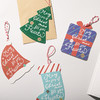 圣诞节挂饰创意感立体3d圣诞贺卡高级感纸留言卡片小贺卡