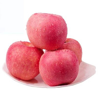尹福记 洛川红富士苹果 净重8.5- 9斤 大果 果径80-90mm