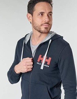 Helly Hansen 男士标准 Hh 徽标全拉链连帽衫
