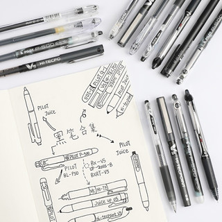 PILOT 百乐 juice果汁笔 黑笔1支+笔芯3支
