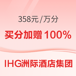 IHG常旅客入！洲際酒店集團買分加贈100%活動又來了！可疊加萬事達福利送盒馬會員