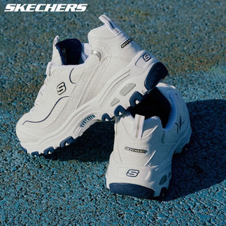 SKECHERS 斯凯奇 冬季加绒女鞋奶茶熊休闲鞋厚底增高老爹鞋复古保暖熊猫鞋松糕