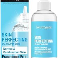 Neutrogena 露得清 含9% AHA/PHA配方的每日润肤去角质液，适用于普通及混合性肌肤，平滑及亮白爽肤去角质，无油及无香味，4液体盎司 118ml