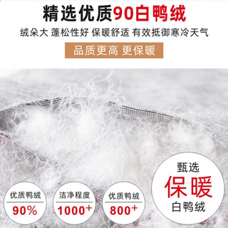 Langsha 浪莎 90白鸭绒羽绒裤女冬季外穿高腰加厚工装裤女小个子显瘦束脚哈伦裤 黑色 L