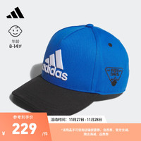 adidas阿迪达斯男大童儿童冬季运动遮阳棒球帽IK4822 空军蓝 OSFC