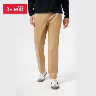 班尼路（Baleno）休闲裤男防风修身长裤纯色系扣上班商务青年裤子 36K 34
