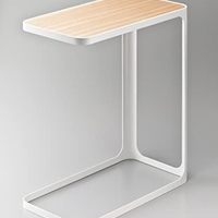 Yamazaki 山崎实业 Home C 紧凑型钢材 | 端部+侧桌 均码 白色