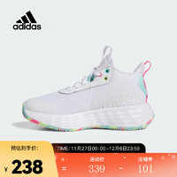 adidas kids阿迪达斯女青少年OWNTHEGAME 2.0 K篮球鞋 IF2696 34