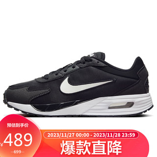 NIKE 耐克 休闲鞋男气垫舒适AIR MAX SOLO运动鞋秋冬DX3666-002黑43