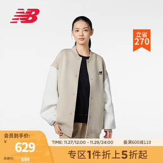 NEW BALANCE NB23早秋男女同款百搭运动针织外套 LBE 6DD38361 M