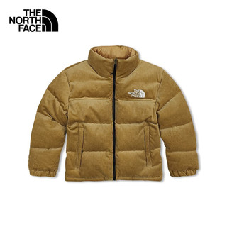 北面（The North Face）羽绒服女款经典ICON防泼水防风600蓬双面穿外套|831J KOK/卡其色 S/160