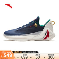 ANTA 安踏 篮球鞋男海沃德战靴急速启动防侧翻实战低帮运动鞋 圣诞-1 9 (男42.5)